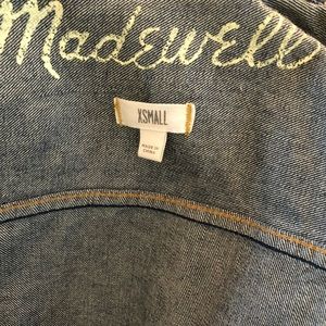 Madewell jean vest